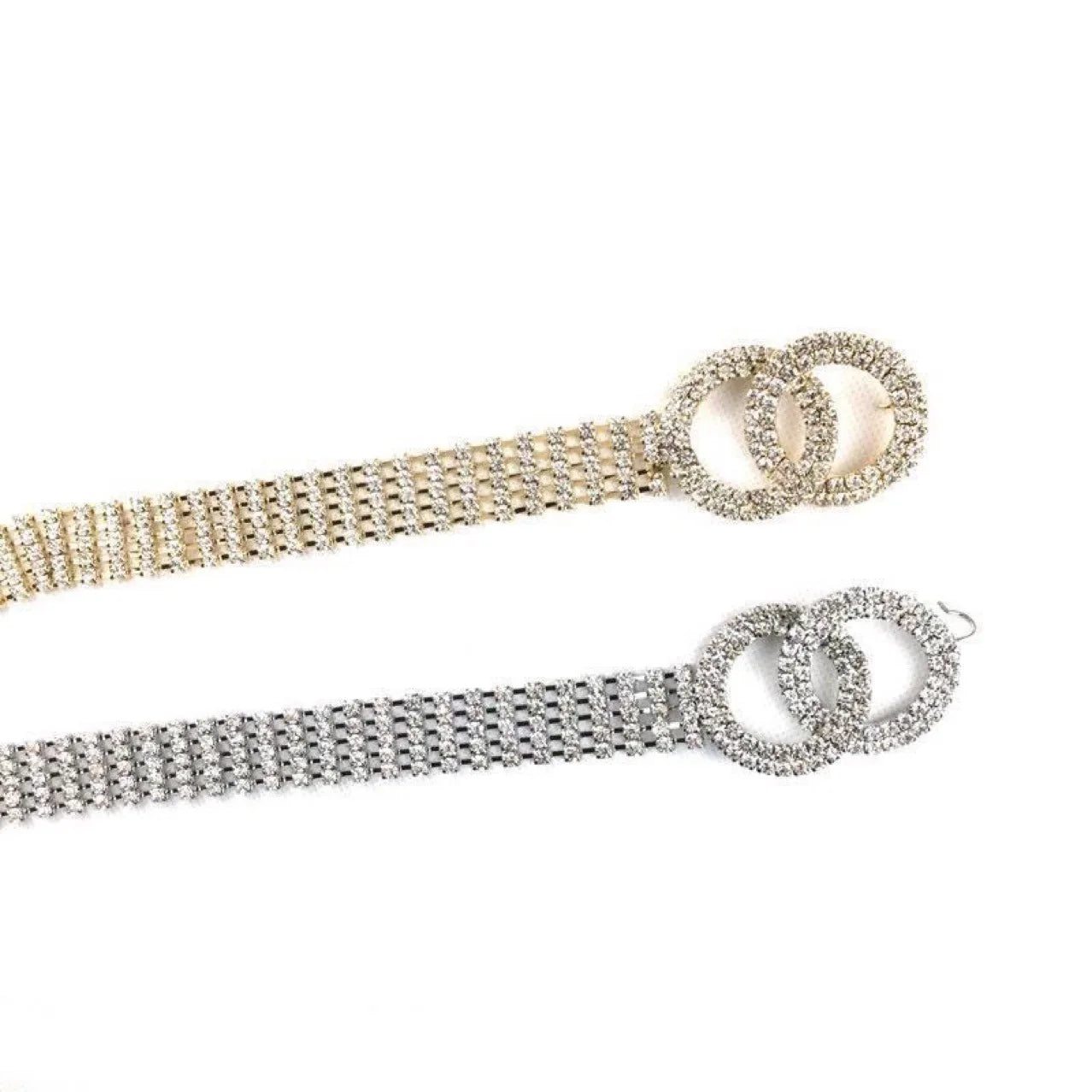 Waist Chain New Water Diamond Belt Women's Belt Set Crystal Diamond Waist Chain Luxury Fashion High-end Women's Dress Wedding Decoration