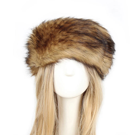 Hat New Women Winter Faux Fox Fur Hat Warm Soft Fluffy Fur Female Cap Luxurious Quality Rabbit Fur Bomber Hats for Girls 2020