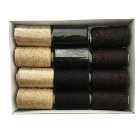 Hair Extensions and Wigs
12 rolls BLACK Hair Weaving Thread Cotton Sewing Thread 1000 yards 12 rolls one box gift 1 pc 6.5cm C curved needle