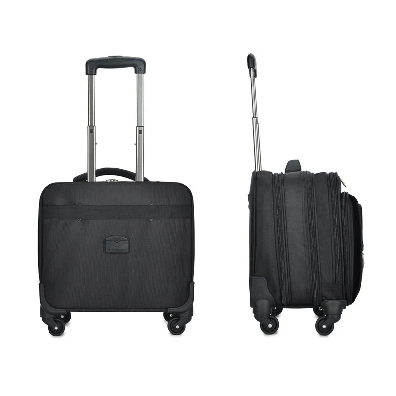 Travel Bag New Business Oxford Rolling Luggage Casters 18 inch Men Multifunction Carry On Wheels Suitcase Trolley Bag vs Travel Bag Trunk