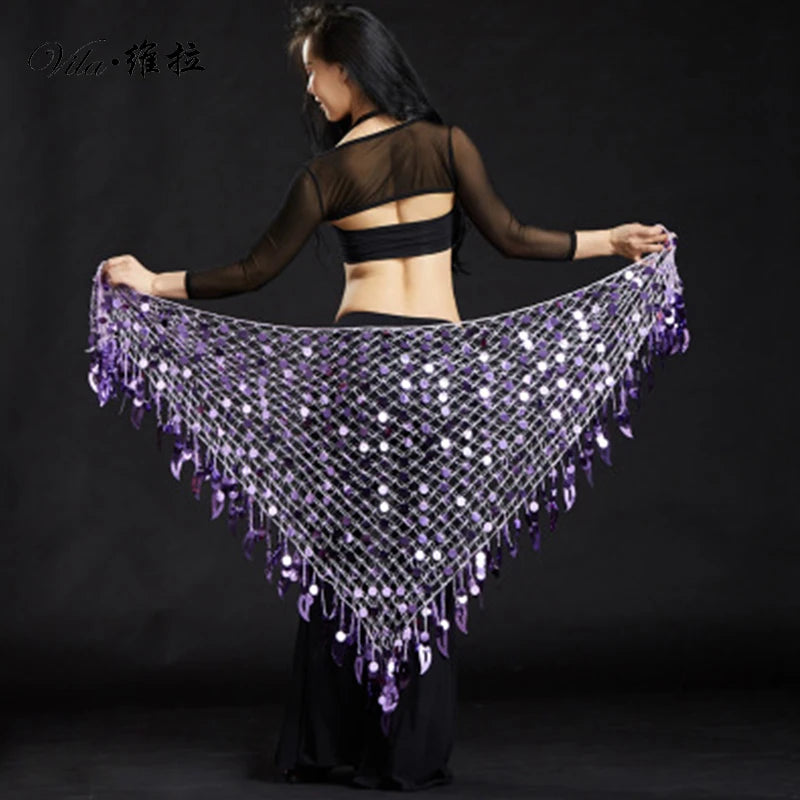 dancers  
Mermaid Sequin Belly Oriental Eastern Dance Belts Costumes for Womens Bellydance Hip Scarves Scarf Dancing Indian Waist Chains