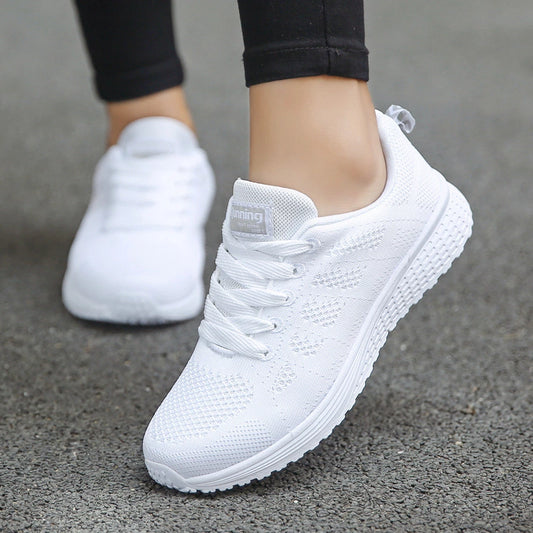 Sneaker women Casual Shoes Fashion Breathable Walking Mesh Flat Shoes Woman White Sneakers Women 2024 Tenis Feminino Female Shoes