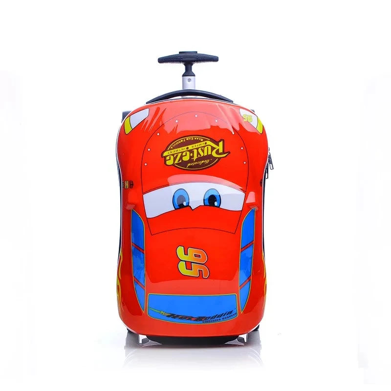 Travel Bag Anime Supercar Child Boy Girl Toys Trolley Suitcase cute cartoon Children's luggage Wheel Suitcase Travel Children's Suitcase