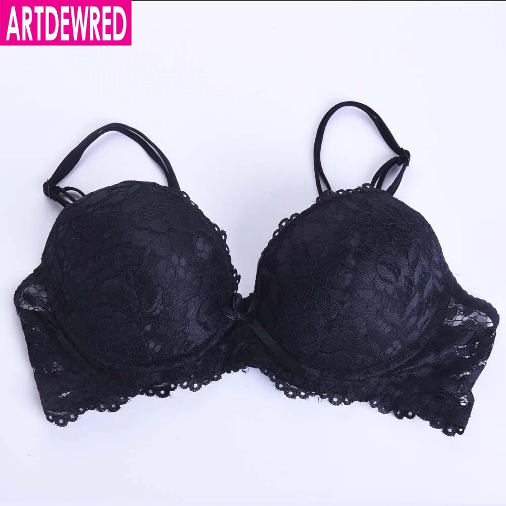 bras
ARTDEWRED Brand Women Lace Push Up Bra Top Cups Clothing Lingerie Sexy Plus Size Bra Crossover design sujetador 36 38 40 42 44