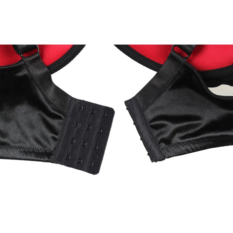 bras
Super Large Bra For Women Black/Red  Color Push Up Sexy Lace Bra Full Cup 40C/42DD/44DD/46DD Cup High Quality