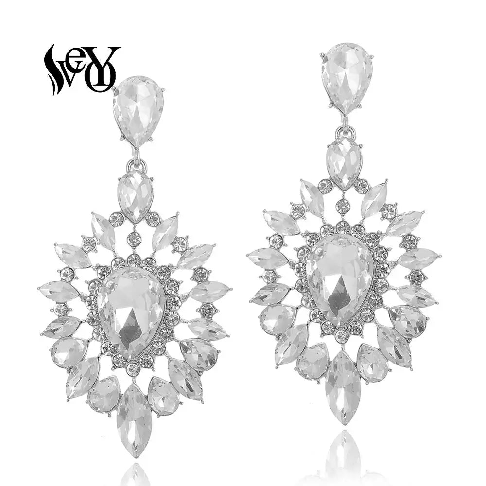 Earring  VEYO Crystal Earrings for Women Gift Luxury Drop Earrings New Arrival Wholesale