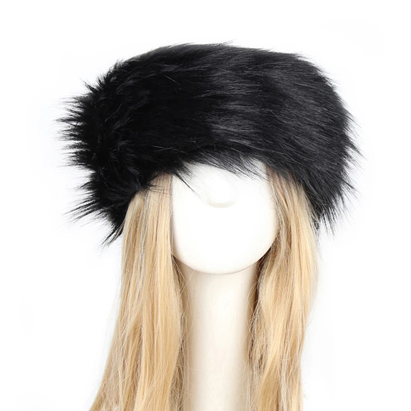 Hat New Women Winter Faux Fox Fur Hat Warm Soft Fluffy Fur Female Cap Luxurious Quality Rabbit Fur Bomber Hats for Girls 2020