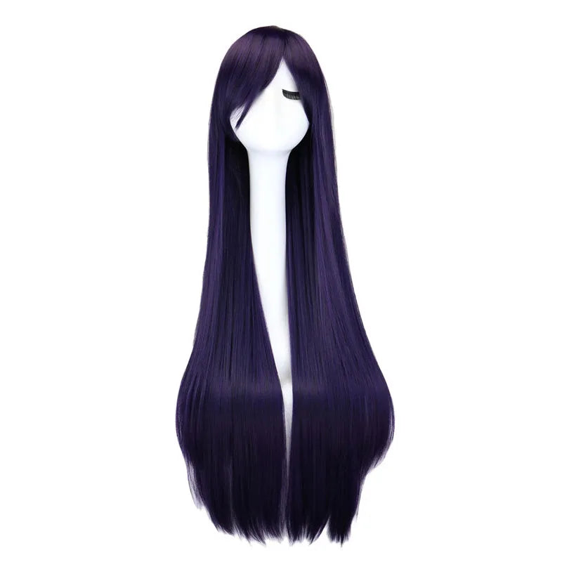 Hair Extensions and Wigs
Long Straight Party Cosplay Black 40" 100 Cm Synthetic Hair Wigs