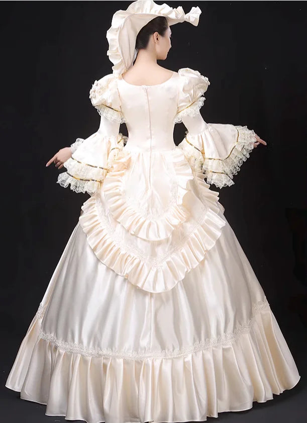 European Clothing
European style palace long princess dress stage performance for adult parties