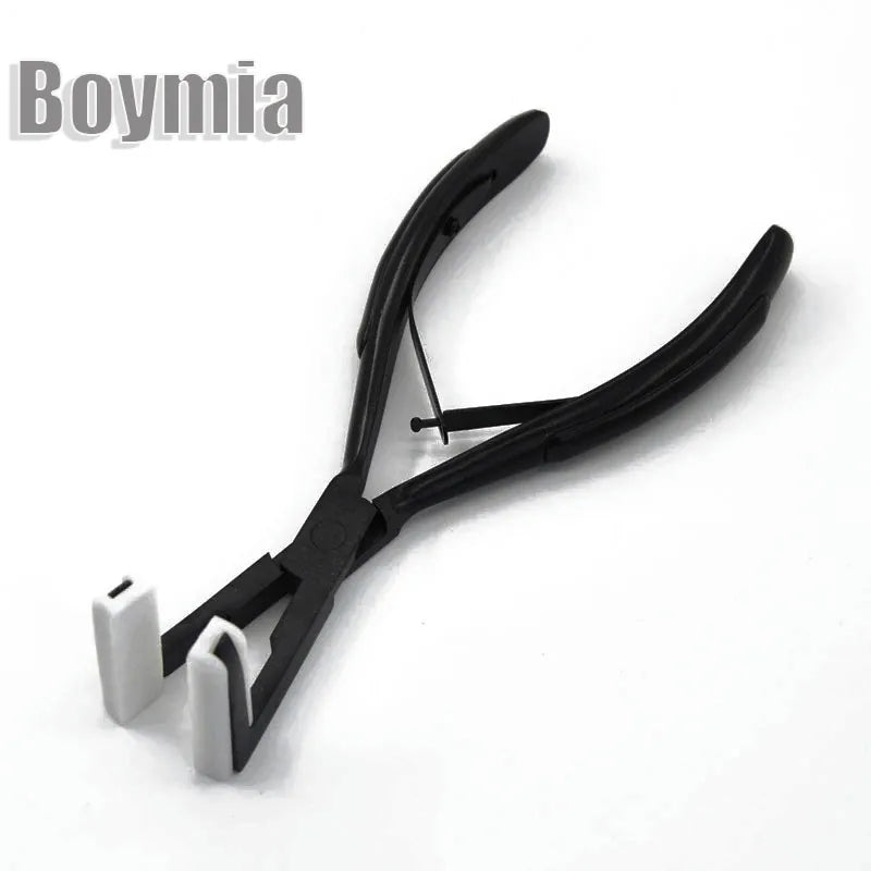 Hair Extensions and Wigs
7 inch Black Stainless Steel Pliers for tape hair extension Tape Sealing Pliers Iron for remove tape on Hair Extensions BOYMIA