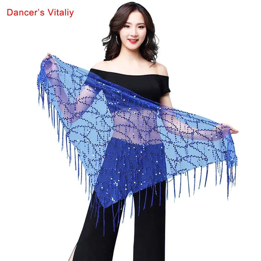 dancers  
New style Belly dance costumes sequins tassel indian belly dance hip scarf for women belly dancing belt 11kinds of colors