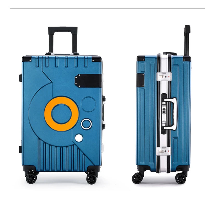 Travel Bag New Fashion Suitcase Password Lock Luggage Mute Universal Wheel Trolley Case 20-Inch Boarding Travel Carrier 28-inch Large Size