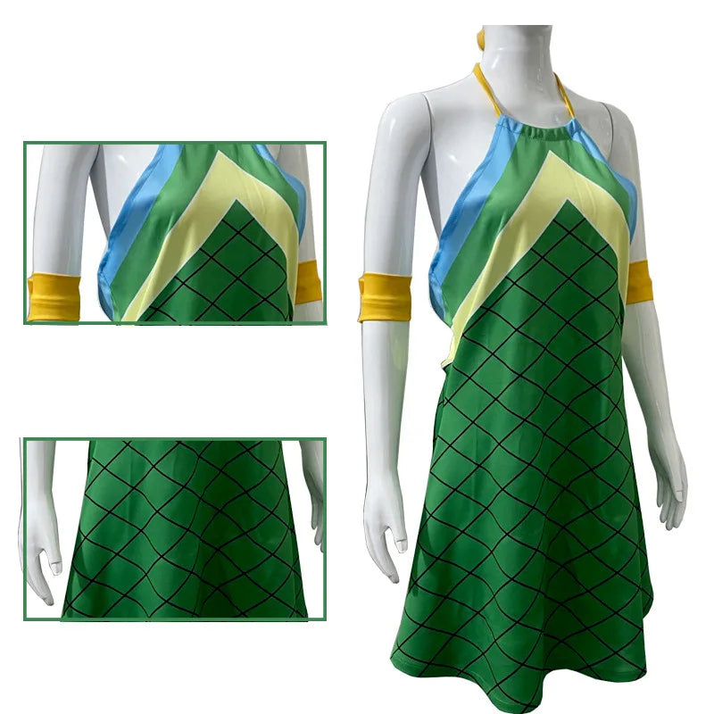 Exotic 
Fairy Anime Tail Wendy Marvell Cosplay Costume Magic Shooter Green Dragonscale Dress Woman Sexy Kawaii Carnival Party Suit