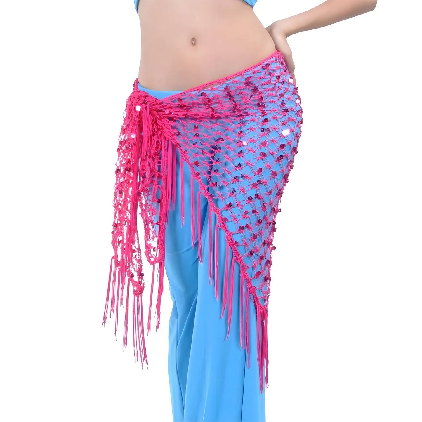 dancers  
New Style Belly Dance Costumes Sequins Belly Dance Hip Scarf For Women Belly Dancing Belts