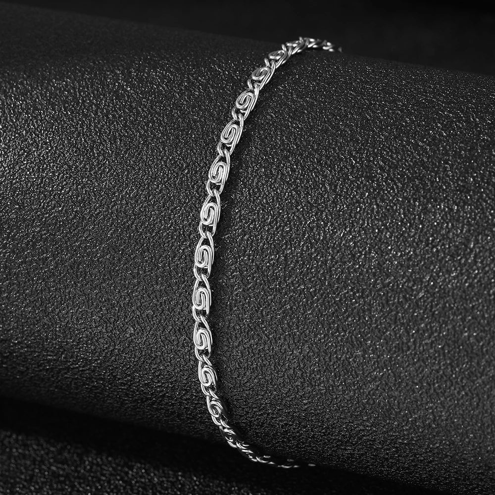 Bracelets Luxury Woman Stainless Steel Bracelet New Style Simplicity Subtlety Paper Clip Chain Lightweight Luxury Bracelet For Women Jewelry Daily Wear