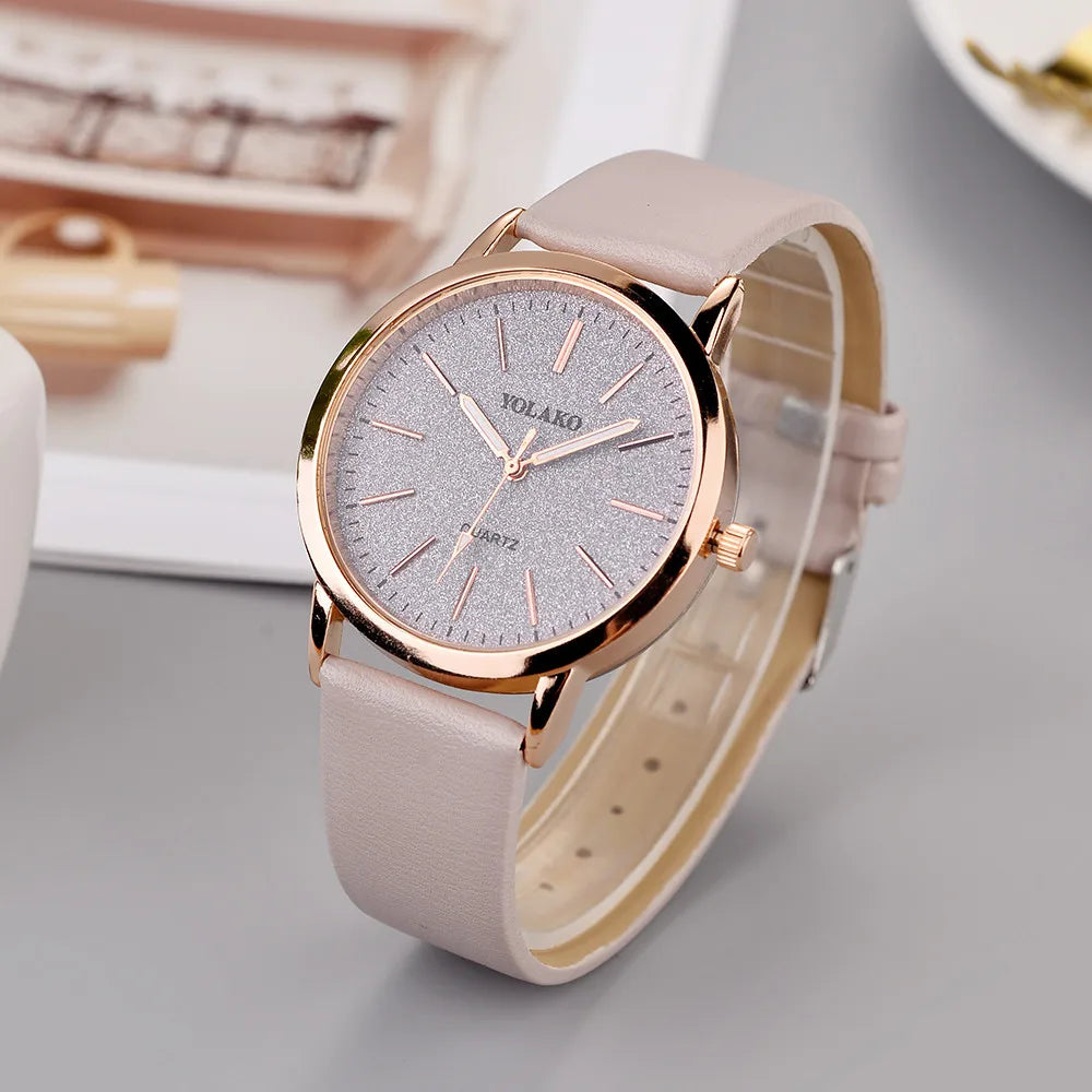 Women Watch Brand Luxury Fashion Ladies Watch Leather Watch Women Female Quartz Wristwatches Montre Femme