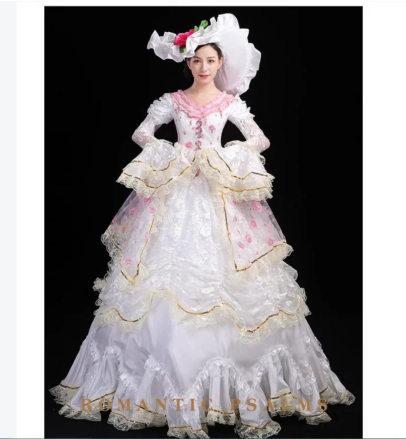 European Clothing
European Court Dress Princess Dance Annual Meeting Performance Stage Walk Dress