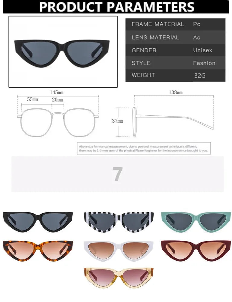 Women's Sunglasses Luxury Vintage Cat Eyt Sunglasses Women 2023 Fashion V Brand Designer Cateye Sun Glasses Female Eyewear UV400 Gafas De Sol Mujer