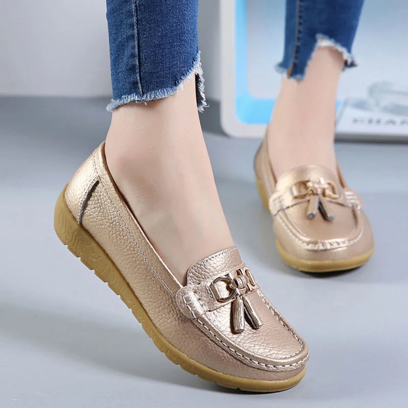 Sneaker women Sports Shoes With Low Heels Loafers Slip On Casual Sneaker Zapatos Mujer White Shoes Female Sneakers Tennis