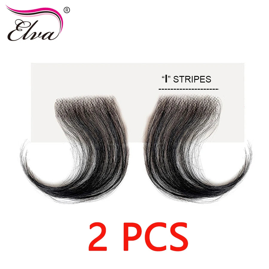 Hair Extensions and Wigs
Elva HD Lace Baby Hair Stripes 4Pcs Curly Human Hair Baby Hair Edge Body Wave Swiss Lace Hairline Baby Hair Strips For Women