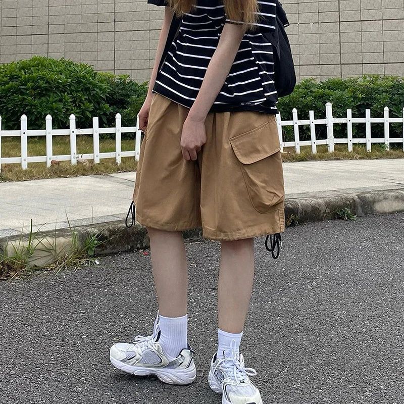 shorts Rimocy Summer Knee Length Cargo Shorts Women