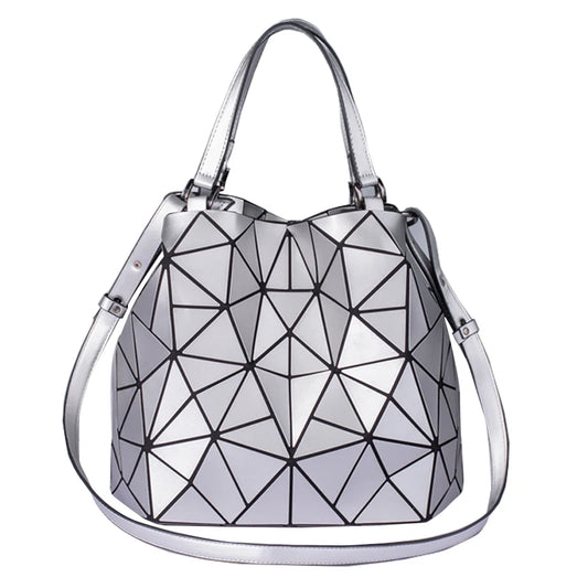 Handbags Bags For Women 2024 Designer Luxury Tote Bucket Bag Fashion Geometric Crossbody Shoulder Messenger Hand Bag Silver