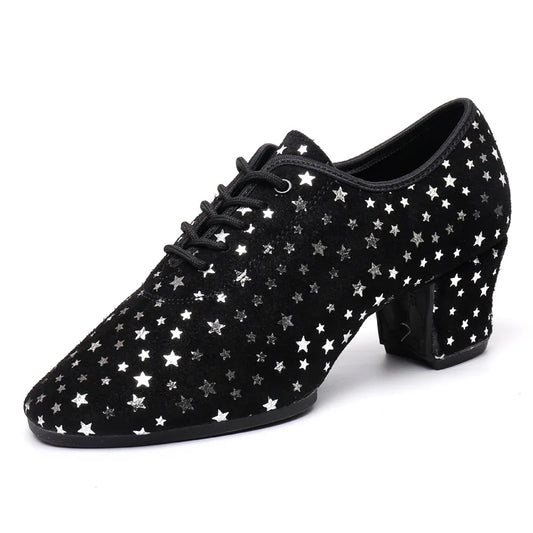 dancers  
Ladies Women Non-Slip Latin Jazz Adult Ballroom Salsa Dancing Shoes Woman Star Teachers Training Modern Tango Dance Sneakers