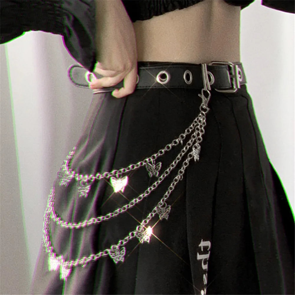 Waist Chain Fashion Light Luxury Alloy Body Chain For Women Retro Pendant Waist Belly Pants Skirt Belt Chain Women's Waistbands Body Jewelry