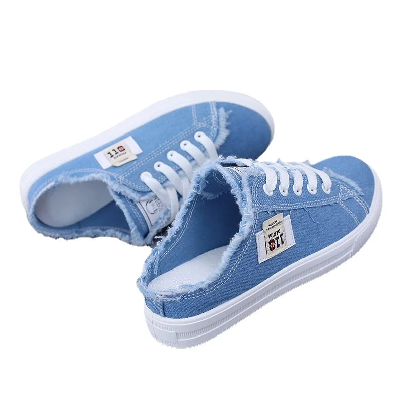 Sneaker women Canvas Shoes flat sneakers women casual shoes low upper lace up white shoes