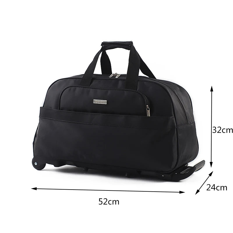 Travel Bag Large Capacity Men Trolley Bag Portable Waterproof Travel Suitcase Women Rolling Luggage With Wheels Carry-On Bags