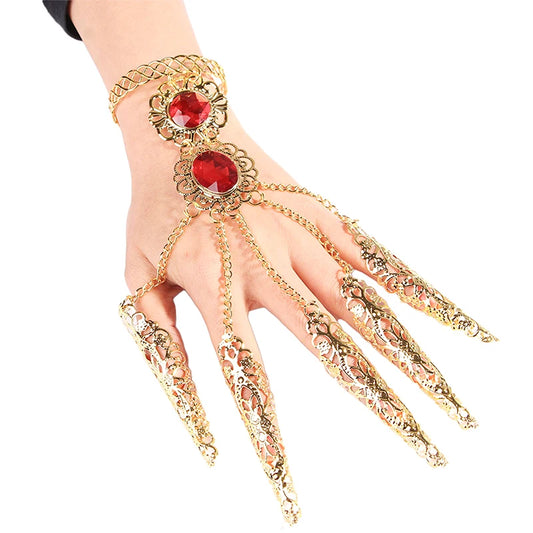 dancers  
1PC Belly Dance Accessories Golden Nail Dance Set for Belly Dance Woman Stage Props Gold Indian Girl Nails Dance Show Jewelry