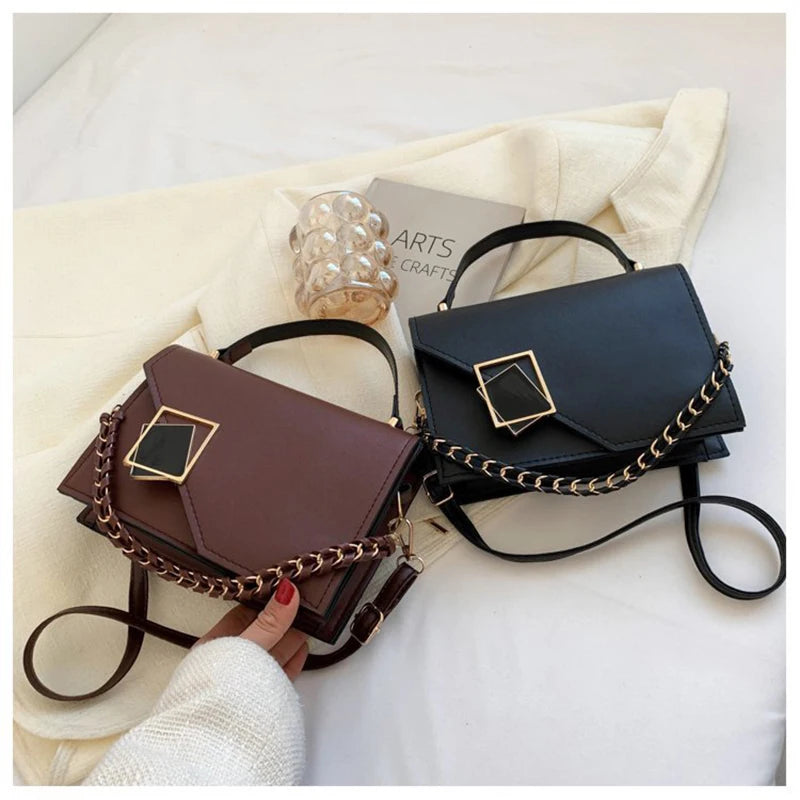 Handbags Women's Handbag Luxury Designer Retro Armpit Shoulder Bag Chain Messenger Flap Girl Fashion Crossbody Rhombus Small Square Bags