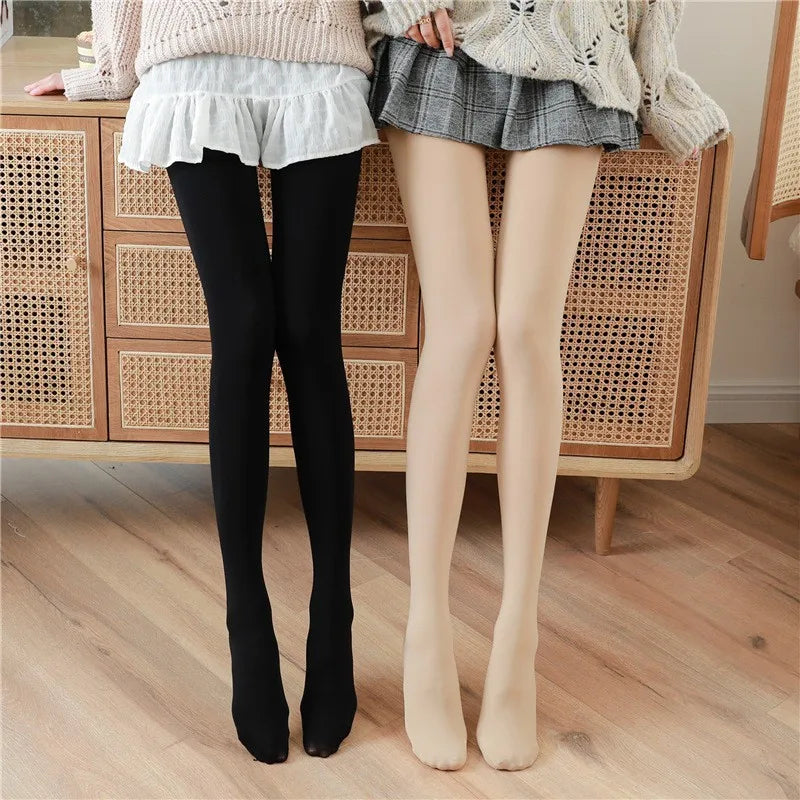 Tights 
New Spring Velvet White Women Tights 100D Woman Lolita Ballet Dance Pantyhose Stockings Fashion Female Pantyhose Collant Femme