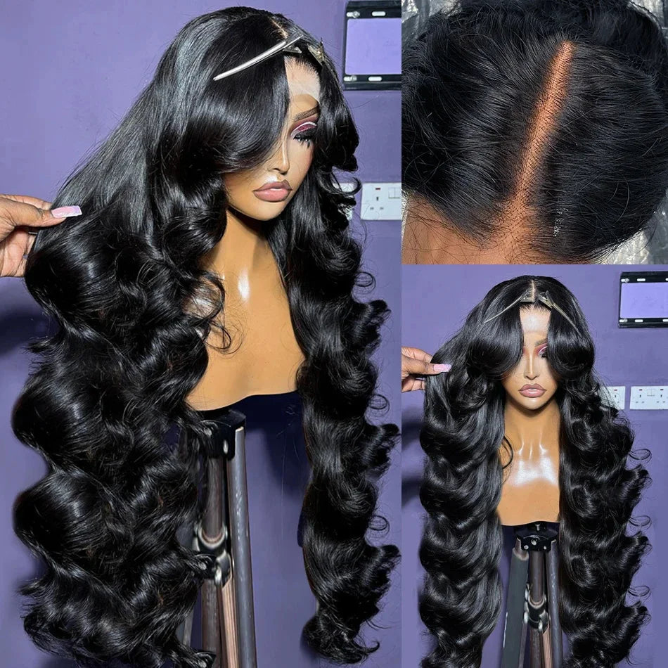 Hair Extensions and Wigs
30 40 Inch 13x4 HD Transparent Body Wave Lace Frontal Human Hair Wigs 250 Density 13x6 Lace Front Wig Brazilian Remy For Women