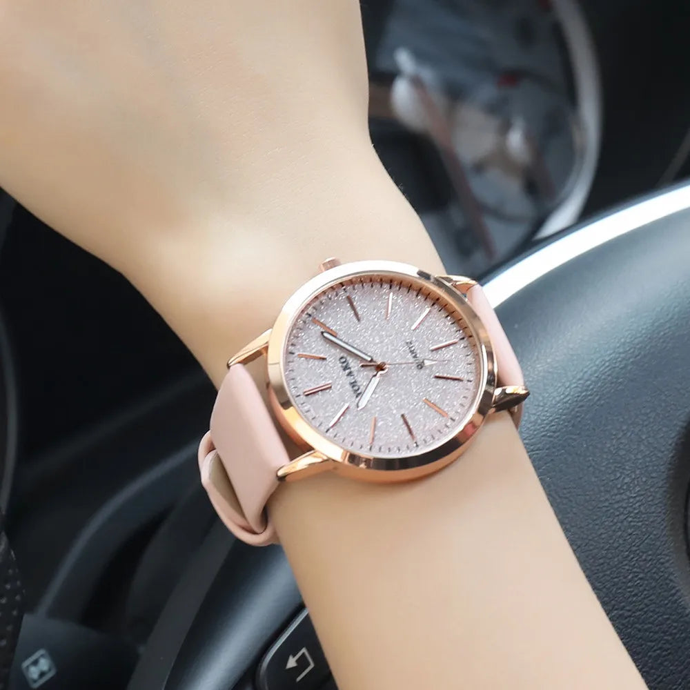 Women Watch Brand Luxury Fashion Ladies Watch Leather Watch Women Female Quartz Wristwatches Montre Femme