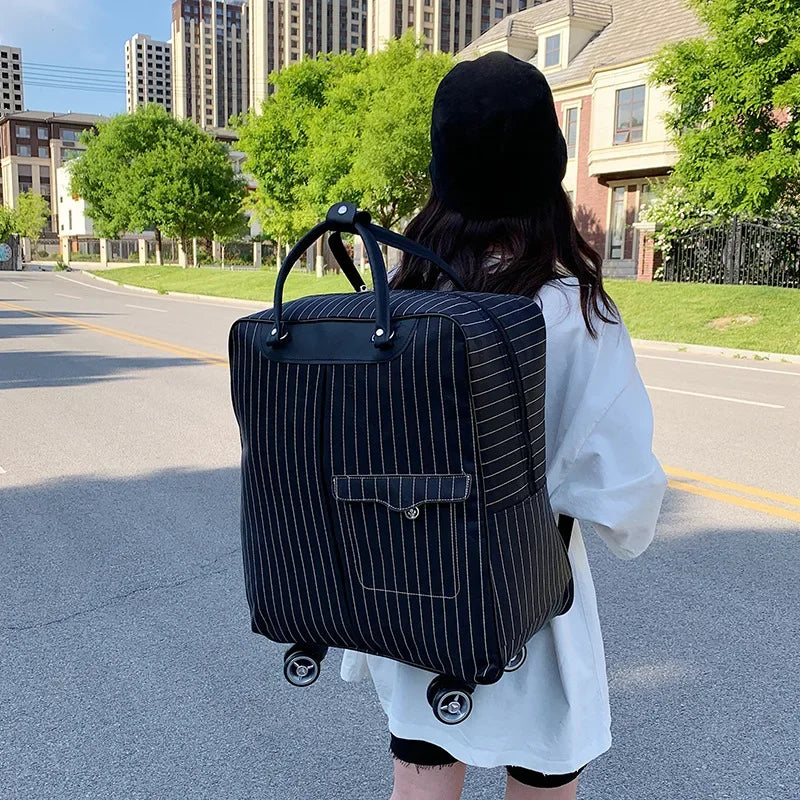 Travel Bag Universal Wheel Suitcase Rolling Luggage Trolley Bag Travel Bags Short-trip Large Capacity Backpack Carry-on Bag For Shopping