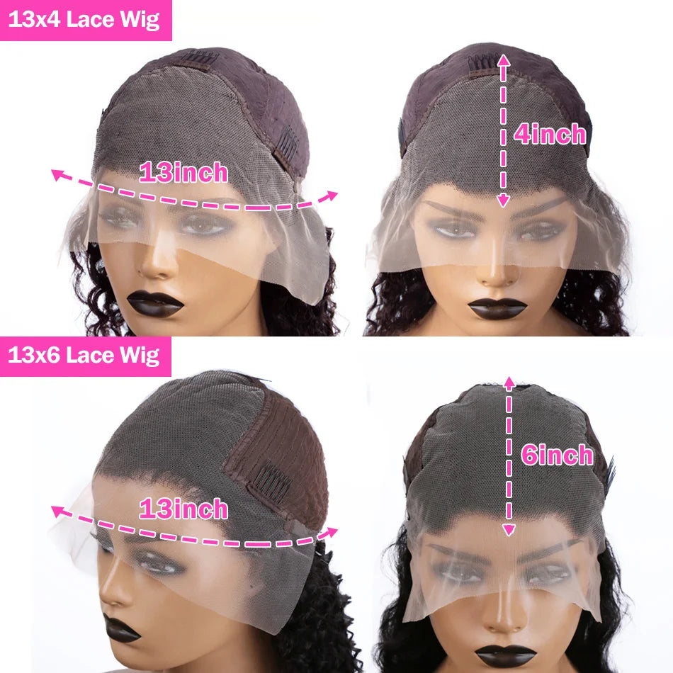 Hair Extensions and Wigs
250 Density 13x6 black Body Wave Lace Front Human Hair Wig Brazilian Remy 30 40 Inch 13x4 Lace Frontal Wigs PrePlucked For Women