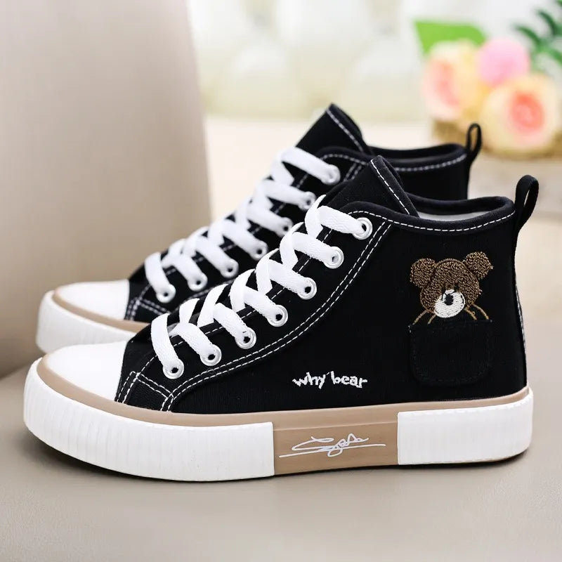 canvas shoes  Women Breathable Sneakers Brand Sport Shoes for Woman Casual Vulcanized Shoe Flats High Top Zapatos Mujer