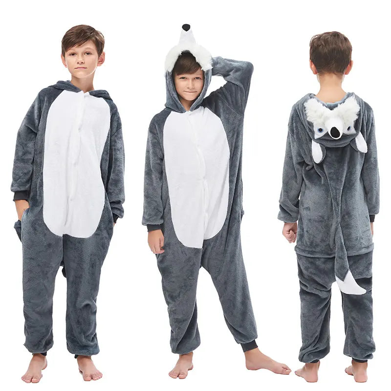 Winter Warm Sleepwear 
New Animal Wolf Pajamas Adults Winter Sleepwear Kigurumi Rabbit Pyjamas Women Onesies Cosplay Anime Costumes Flannel Jumpsuit