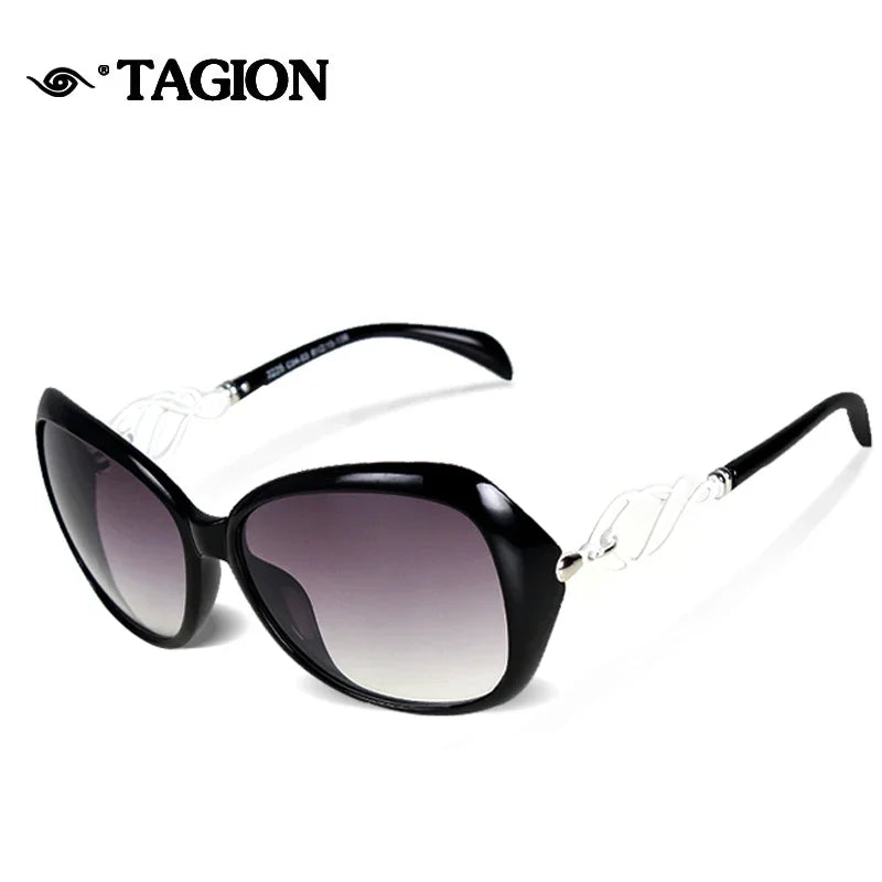 Women's Sunglasses TAGION Elegant Female Sunglasses Women Plastic Butterfly Sun Glasses Traveling Eyewear Driving Goggles Oculos De Sol Feminino