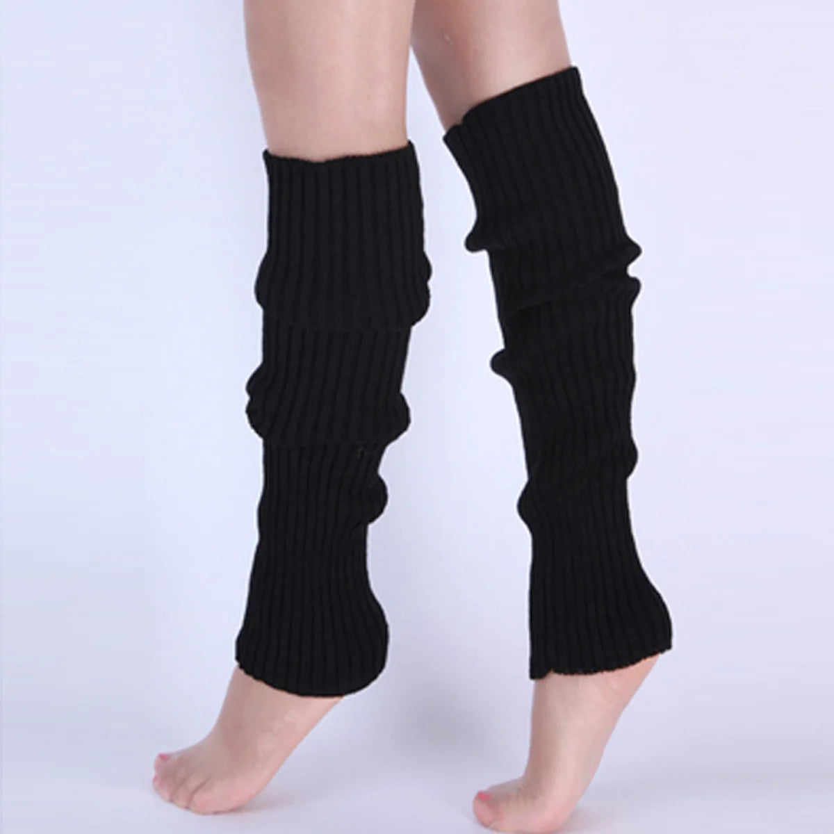 Stockings 
Classic Knit Leg Warmers, Rib-Knit Knee-High Leg Warmer Socks, Women's Stockings & Hosiery