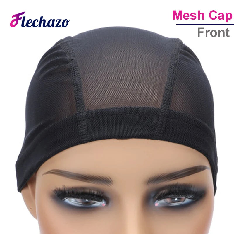 Hair Extensions and Wigs
5 Pcs Durable Dome Wig Cap Breathable Mesh Wig Cap for Making Wigs Black Weaving Cap Elastic Hairnets Wig Caps for Women S M L