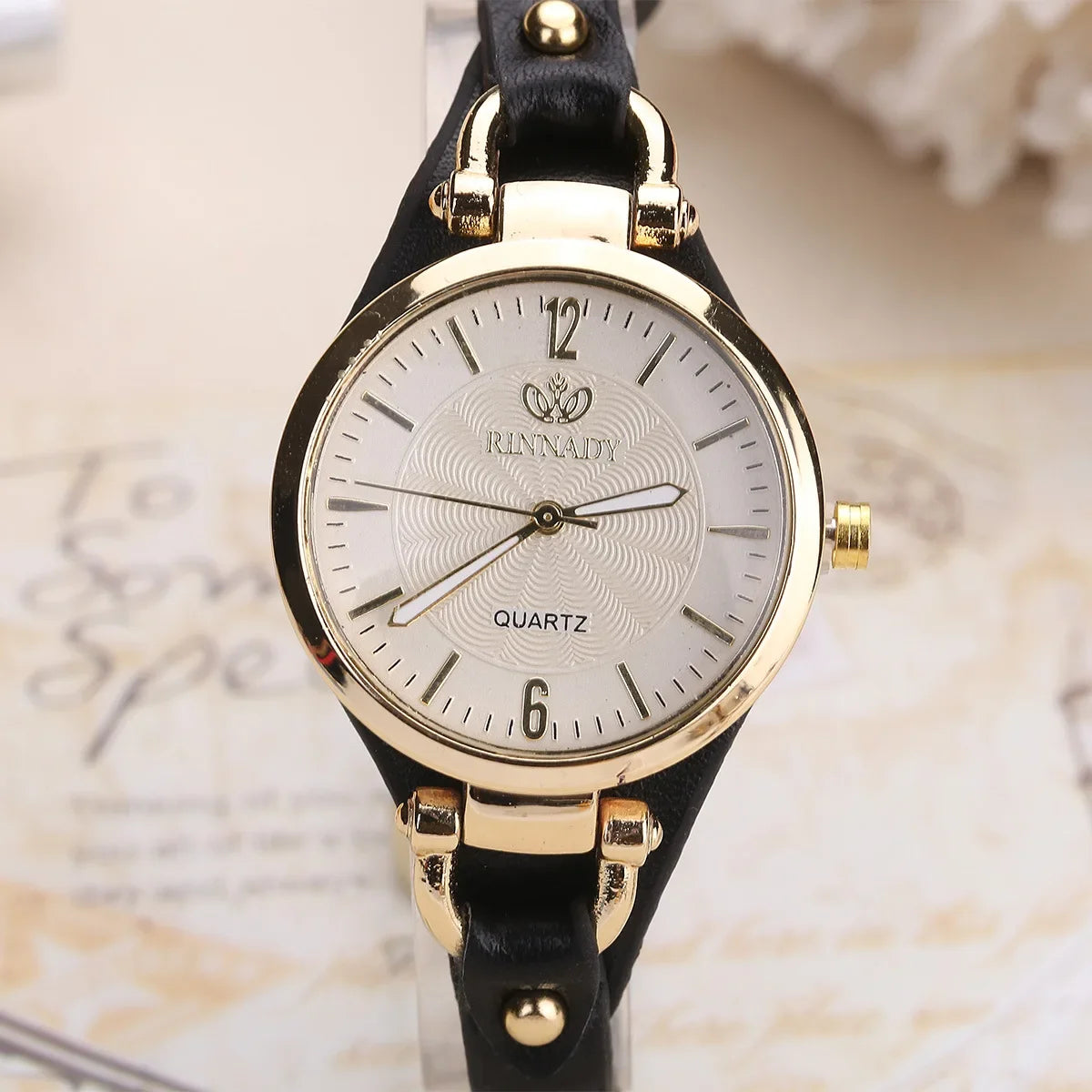 Women Watch Quartz Watch Women PU Leather Thin Strap Wristwatch Ladies Watches Solid Color Fashion Women Gift Watch Relojes Para Mujer