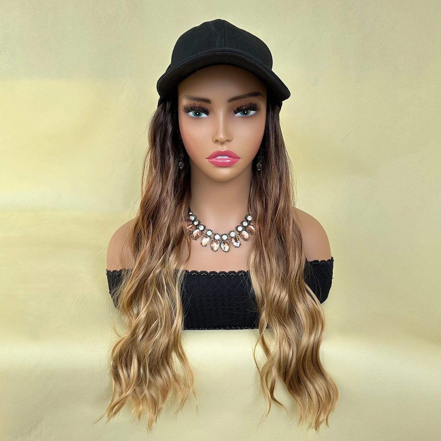 Hair Extensions and Wigs
Baseball Hat Hooded Wig Hat Wig Wavy Curl Wig Synthetic Wig Beginners Friendly Heat Resistant Natural Looking For Daily Use