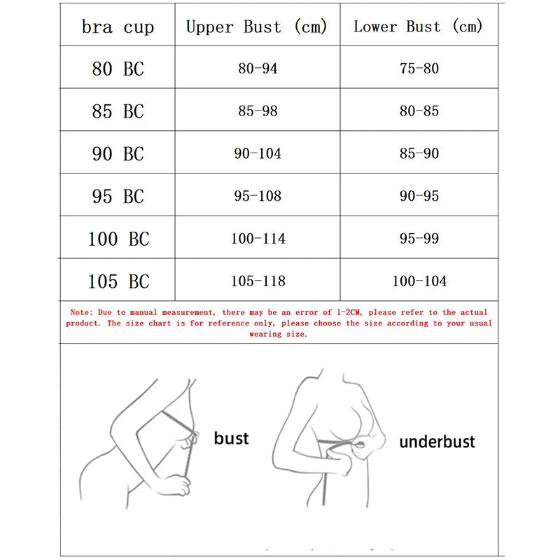 bras
BC Cup New Large Size No Steel Ring To Wipe The Breast Brassiere Thin Models Of Beauty Back Bras Mom Sexy Underwear Women Sütyen