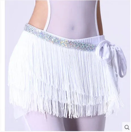 dancers  
Belly dance costumes sexy silver tassel belly dance belt for women belly dance costume hip scarf