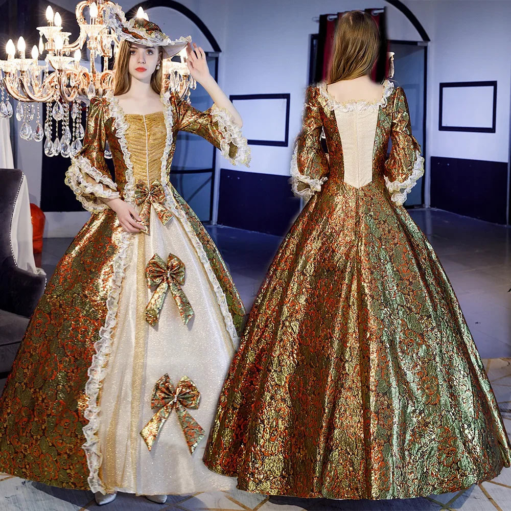 European Clothing
Vintage European Court Medieval Victorian Costume Dresses Renaissance Noble Women Marie Ball Gown Rococo Baroque Gowns