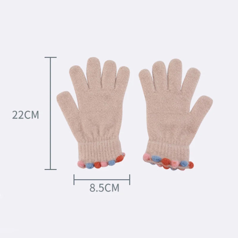 High Quality Autumn Winter Women Keep Warm Touch Screen Knitting Gloves Thick Simple Style Cute Lovely Sweety Elasticity Windproof