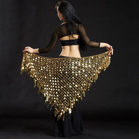 dancers  
Mermaid Sequin Belly Oriental Eastern Dance Belts Costumes for Womens Bellydance Hip Scarves Scarf Dancing Indian Waist Chains