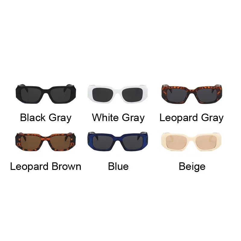 Women's Sunglasses Fashion Square Sunglasses Woman Brand Designer Personality Irregular Vintage Sun Glasses Female Travel Retro Oculos De Sol